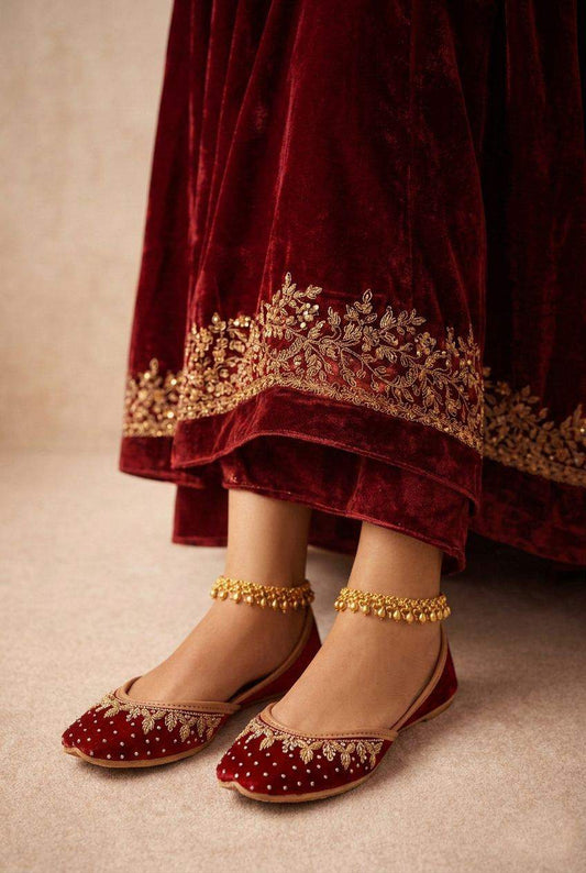 GAUHAR (MAROON)