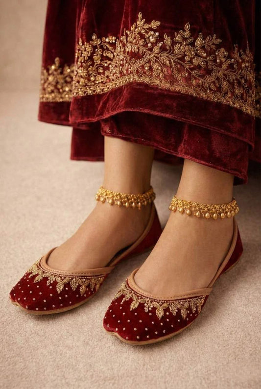 GAUHAR (MAROON)