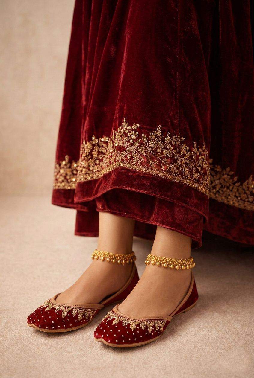 GAUHAR (MAROON)